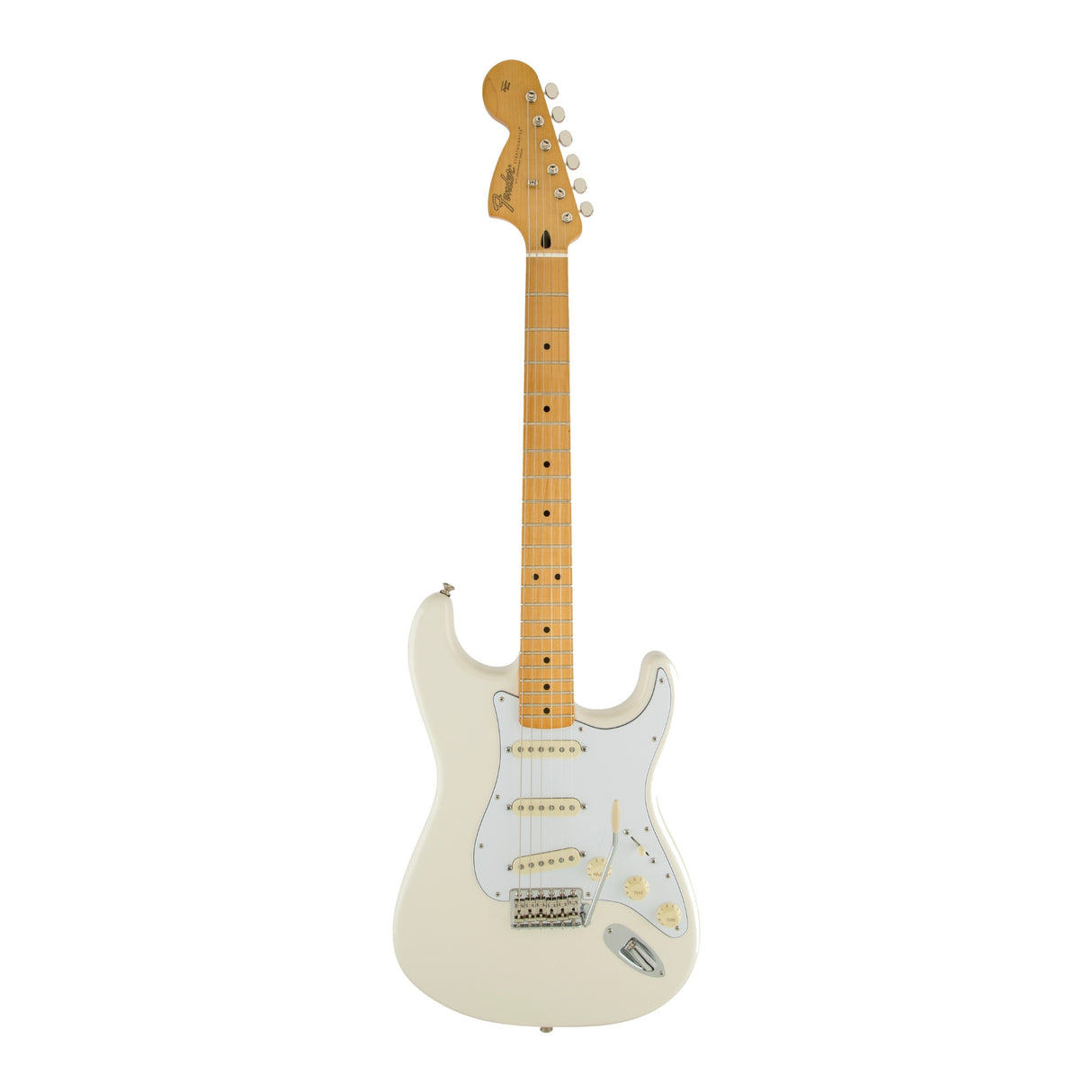 Fender Jimi Hendrix Stratocaster 6-String Electric Guitar (Olympic White)