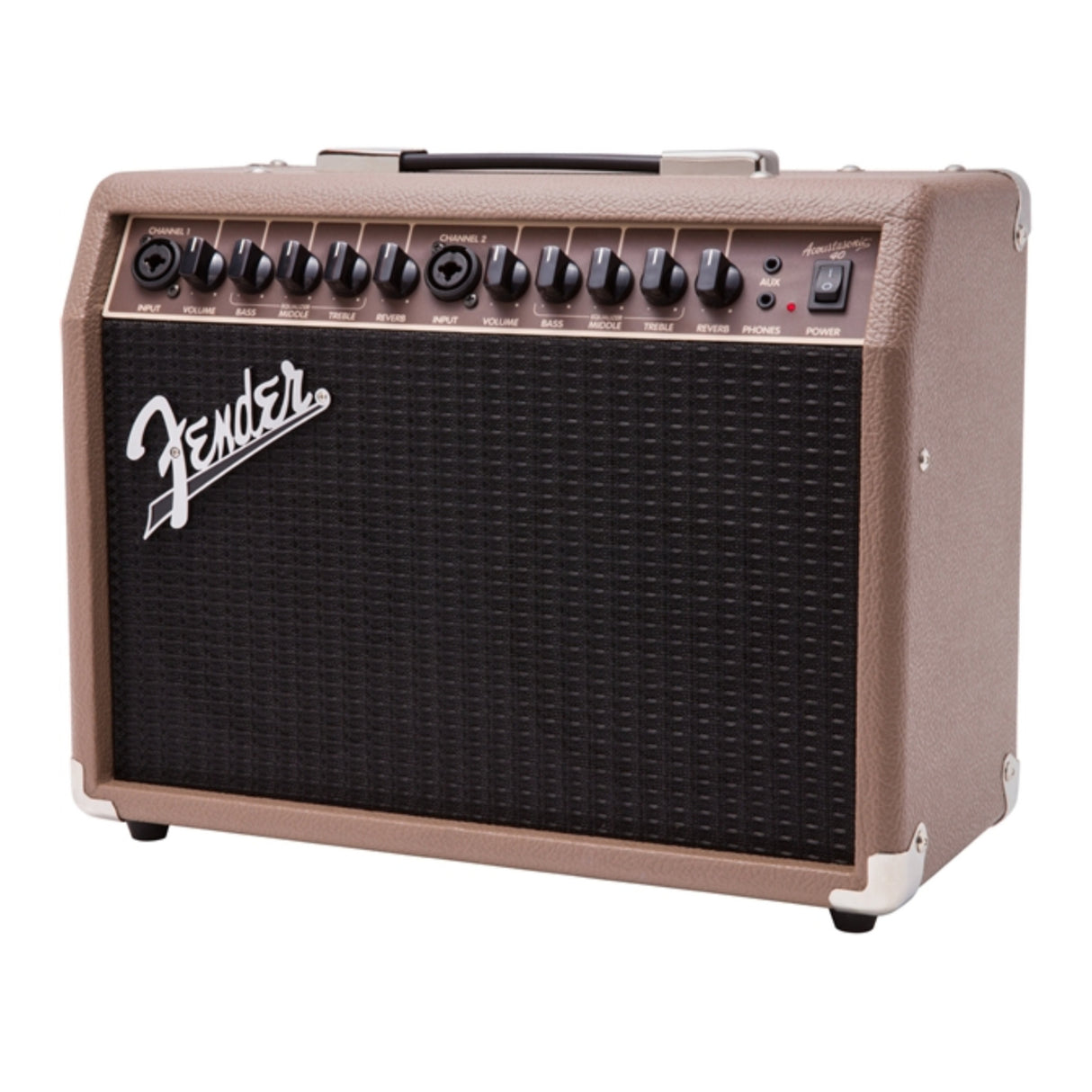 Fender Acoustasonic 40 Acoustic-Electric Guitar Amplifier(120V, Brown and Wheat)