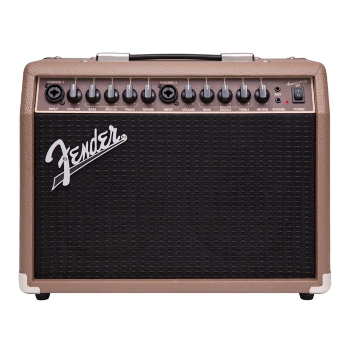 Fender Acoustasonic 40 Acoustic-Electric Guitar Amplifier(120V, Brown and Wheat)
