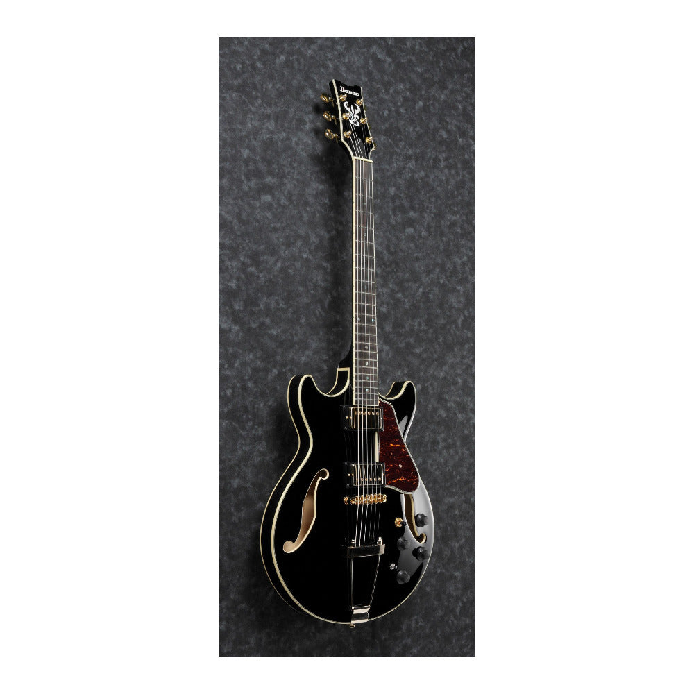 Ibanez AMH90 AM Series Artcore 6-String Electric Guitar (Black)