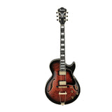 Ibanez AG Artcore Expressionist 6 String Electric Guitar Dark Brown Sunburst