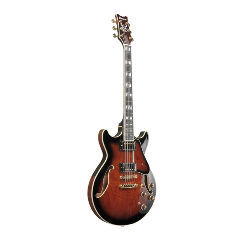 Ibanez AM Artstar 6 String Electric Guitar (Dark Brown Sunburst) with Case