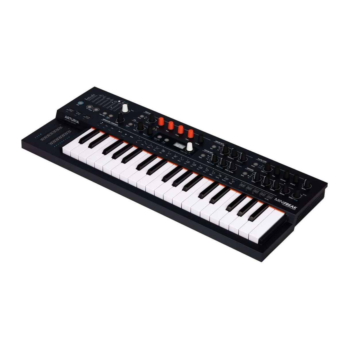 Arturia MiniFreak 37-Key Hybrid Synthesizer with Headphones, Pedal, and Cables