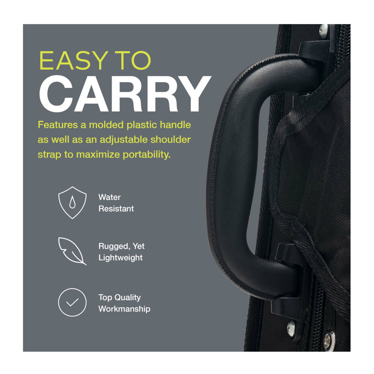 Knox Gear Ukulele Padded Protective Carrying Case (Soprano)