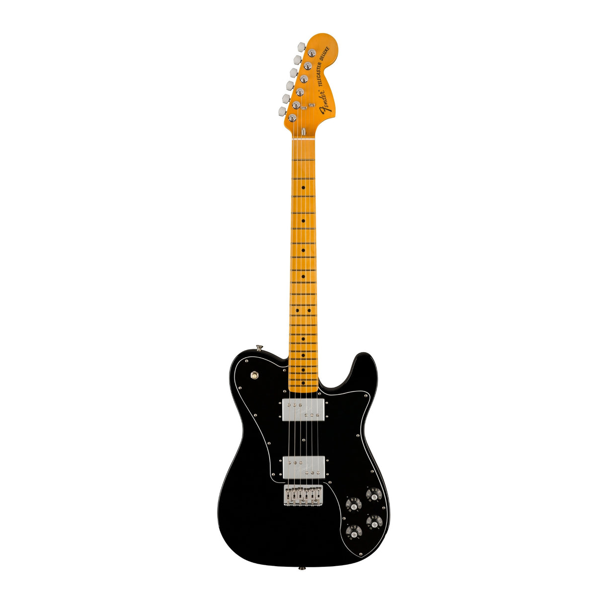 Fender American Vintage II 1975 Telecaster Deluxe Electric Guitar (Black)