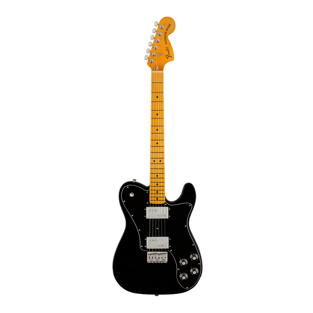 Fender American Vintage II 1975 Telecaster Deluxe Electric Guitar (Black)