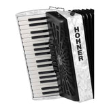 Hohner Bravo III 72 Chromatic Piano Key Accordion (Pearl White)