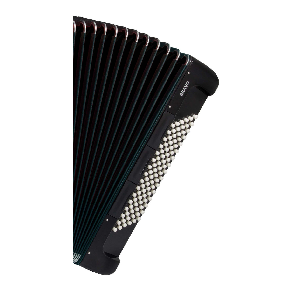 Hohner Bravo III 96 Chromatic Piano Key Accordion (Jet Black)