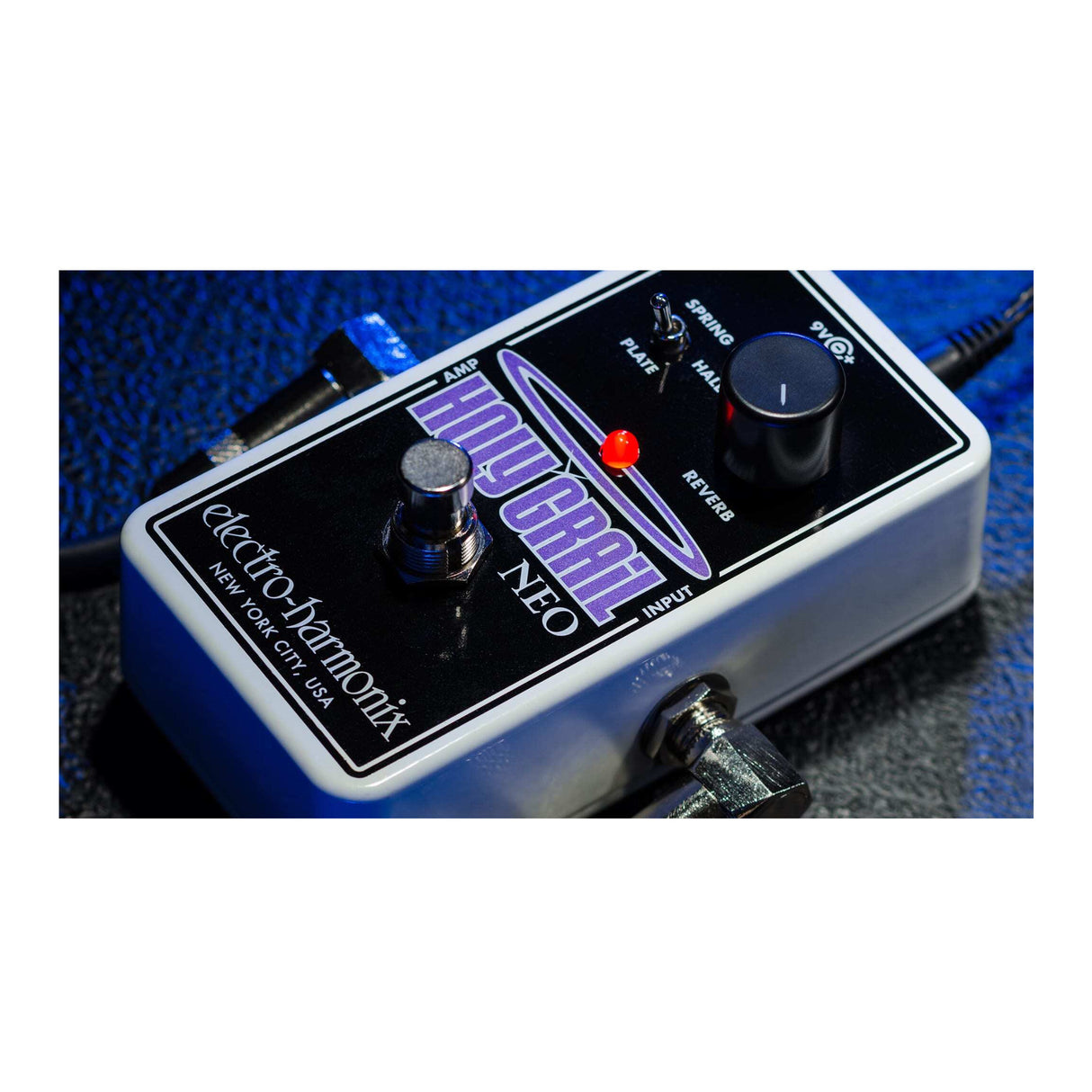 Electro-Harmonix Holy Grail Neo Reverb Effects Pedal With Power Supply