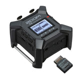 Zoom F3 Digital Multitrack Field Recorder with ZBTA1-ZOOM Bluetooth Adapter (Open Box)