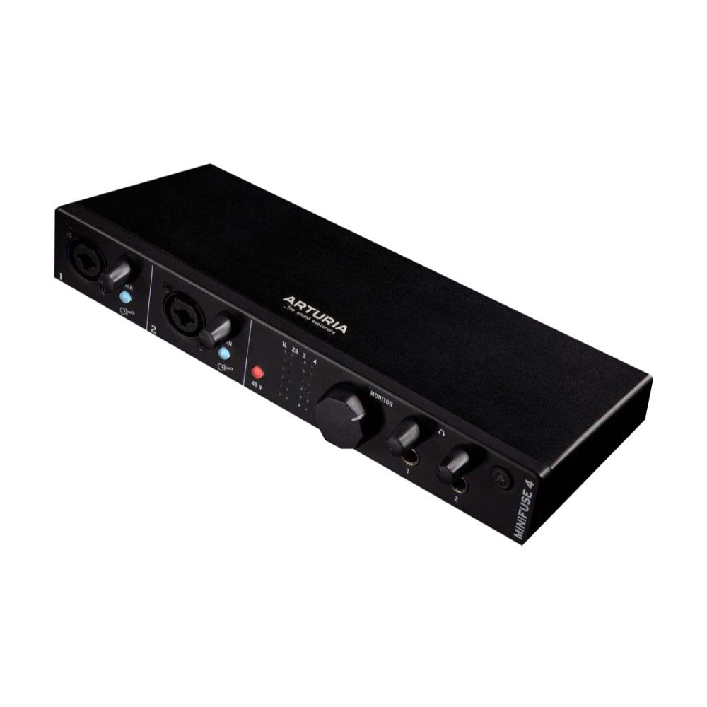 Arturia MiniFuse 4 USB Type-C 4 x 4 Audio Interface (Black)