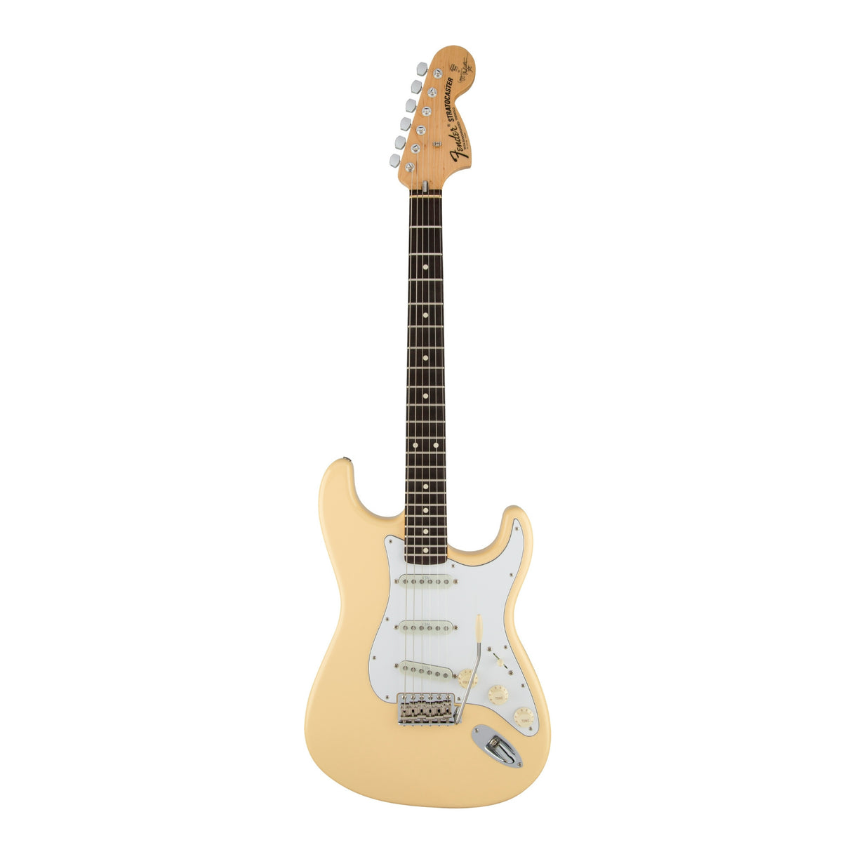 Fender Yngwie Malmsteen Stratocaster 6-String Electric Guitar (Vintage White)