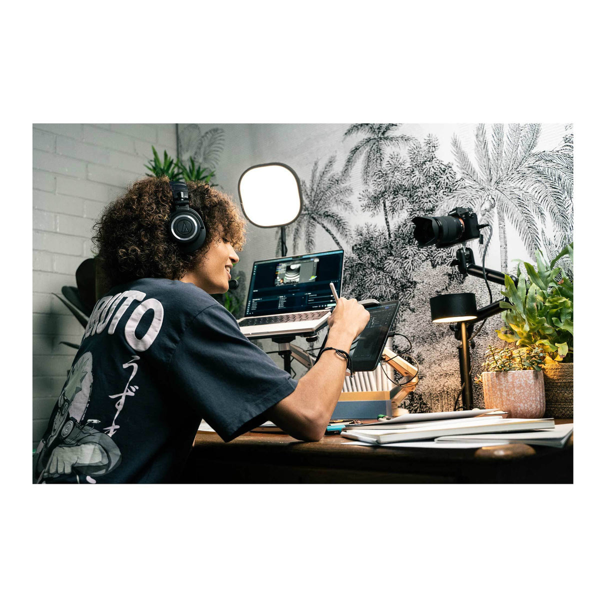 Audio-Technica ATH-M50xSTS-USB StreamSet Professional Streaming Headset