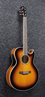 Ibanez JSA5 Satriani 6-String Acoustic Guitar (Vintage Burst High Gloss)
