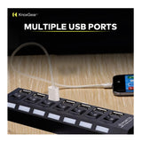 Knox Gear Universal 7-Port 2.0 USB Hub