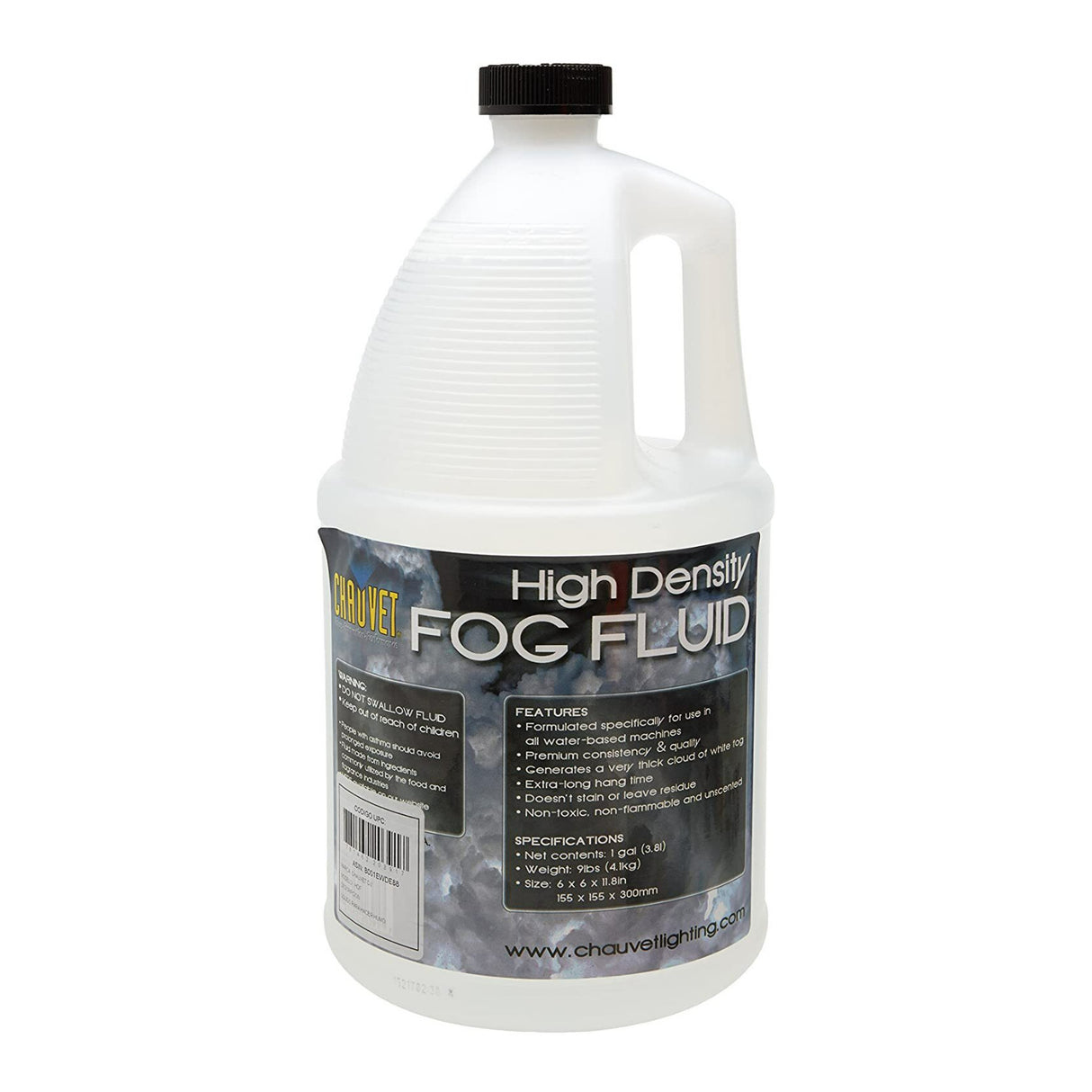 Chauvet DJ High-Density Fog Machine Fluid, High-Density Fluid (1-Gallon)