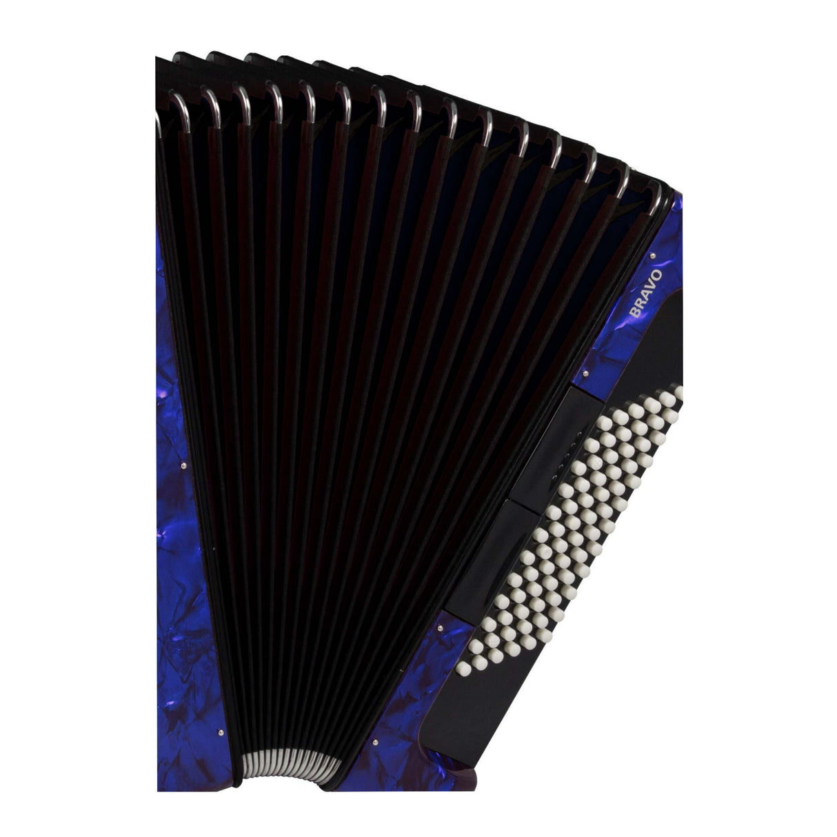 Hohner Bravo III 72 Chromatic Piano Key Accordion (Pearl Dark Blue)