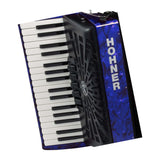Hohner Bravo III 72 Chromatic Piano Key Accordion (Pearl Dark Blue)