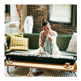 Casio Privia 88-Key Digital Piano with Casio CS68 Stand, Slim Design (Black)