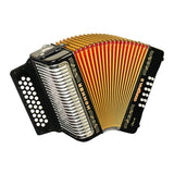 Hohner 3523EB Corona II Classic Accordion (EAD Keys, Jet Black)