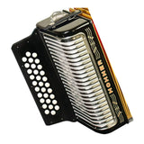 Hohner 3523EB Corona II Classic Accordion (EAD Keys, Jet Black)