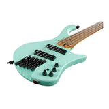 Ibanez EHB Headless Multi-Scale 5-String Bass Guitar (Sea Foam Green Matte)