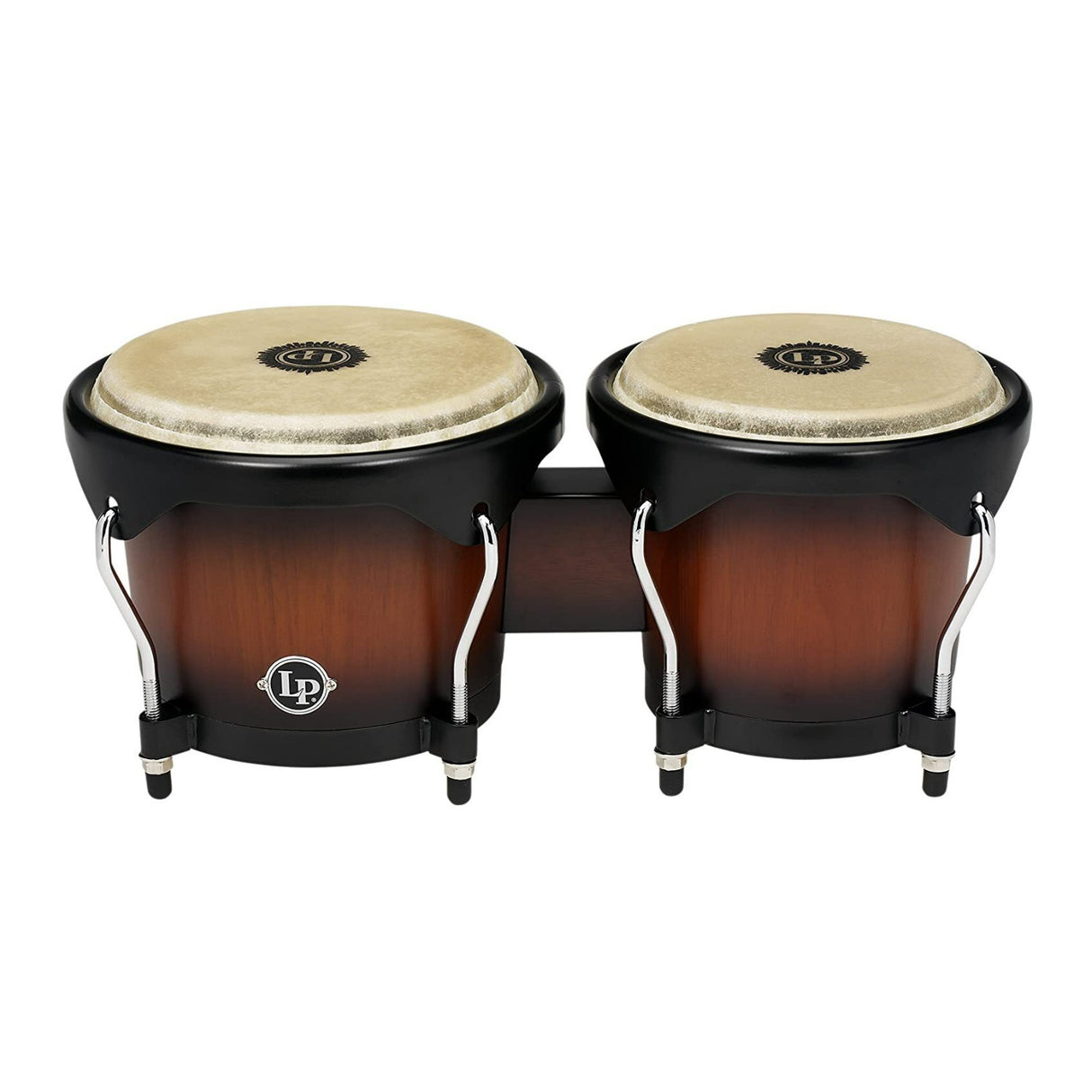 Latin Percussion City Series LP601NYVSB Satin Finish Bongos (Vintage Sunburst)