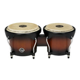 Latin Percussion City Series LP601NYVSB Satin Finish Bongos (Vintage Sunburst)