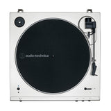 Audio-Technica AT-LP60XBT-WW Automatic Turntable (White) with Speakers Bundle