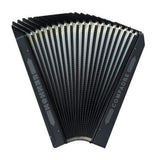 Hohner Compadre E, A, D 3-Row Diatonic Accordion (Black) with Gig Bag