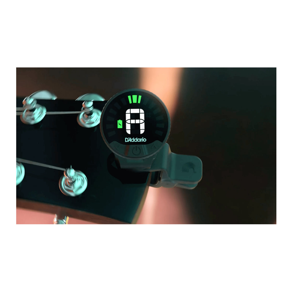 D'Addario PW-CT-26 Nexxus 360 Rechargeable Clip-On Guitar Headstock Tuner