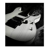 Ibanez Steve Vai Signature 6-String Electric Guitar (Left-Handed, White)