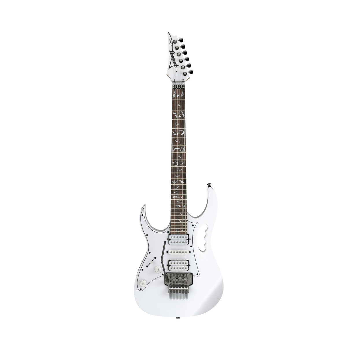 Ibanez Steve Vai Signature 6-String Electric Guitar (Left-Handed, White)