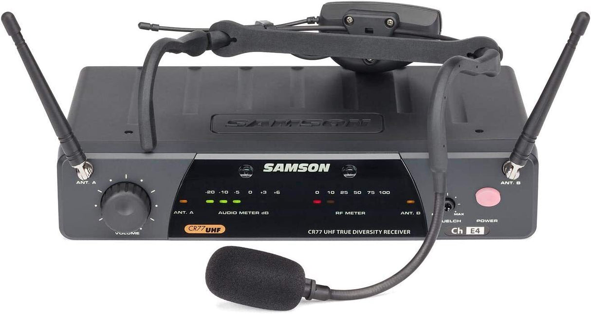 Samson AirLine 77 AH7 Wireless Fitness Headset Microphone System (K2490.975 MHz)