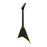 Jackson X Series Rhoads RRX24 6-String Guitar (Black with Neon Yellow Bevels)
