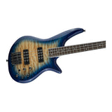 Jackson JS Series Spectra Bass JS3Q 4-String Electric Guitar (Amber Blue Burst)