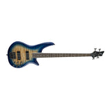 Jackson JS Series Spectra Bass JS3Q 4-String Electric Guitar (Amber Blue Burst)