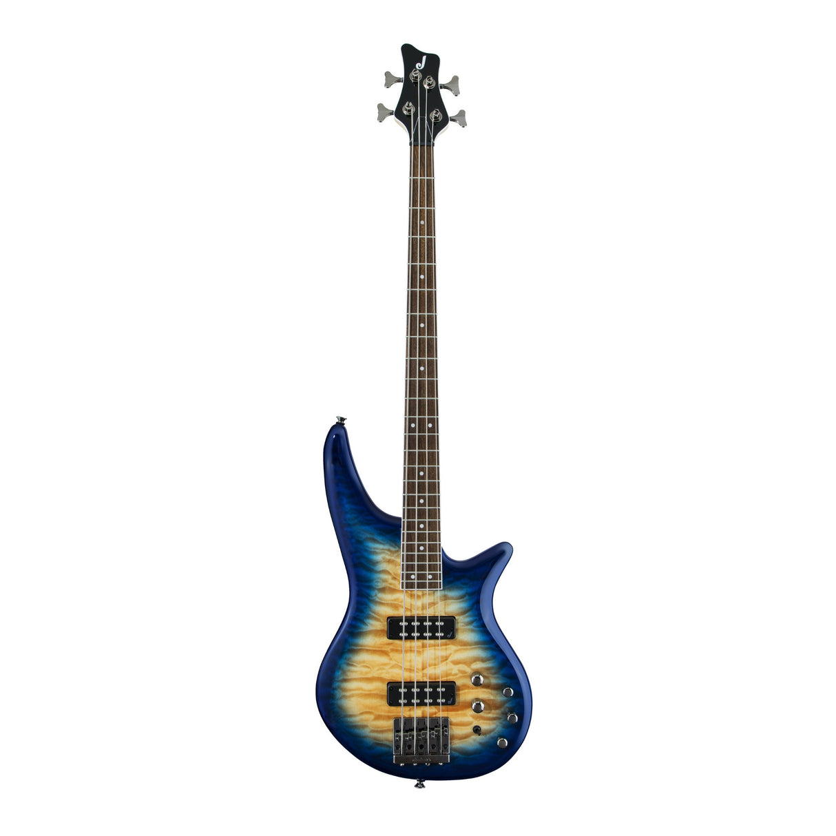 Jackson JS Series Spectra Bass JS3Q 4-String Electric Guitar (Amber Blue Burst)