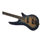 Jackson JS Series Spectra Bass JS3Q 4-String Electric Guitar (Amber Blue Burst)