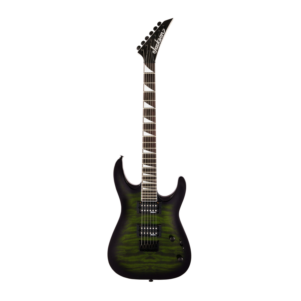 Jackson JS Series Dinky Arch Top JS32Q DKA HT Guitar (Transparent Green Burst)