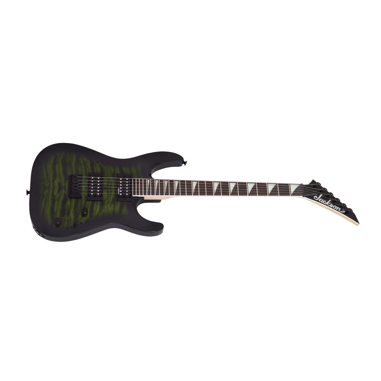 Jackson JS Series Dinky Arch Top JS32Q DKA HT Guitar (Transparent Green Burst)