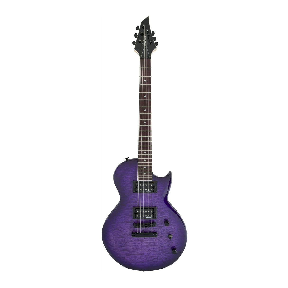 Jackson JS Series Monarkh SC JS22Q Electric Guitar (Transparent Purple Burst)