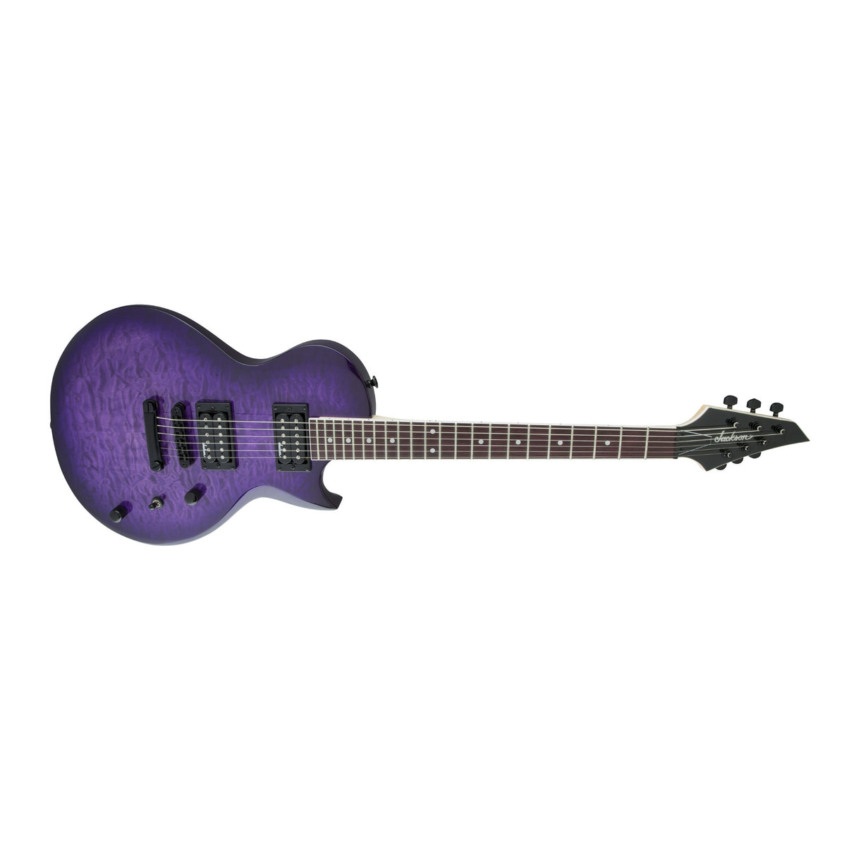 Jackson JS Series Monarkh SC JS22Q Electric Guitar (Transparent Purple Burst) (Open Box)