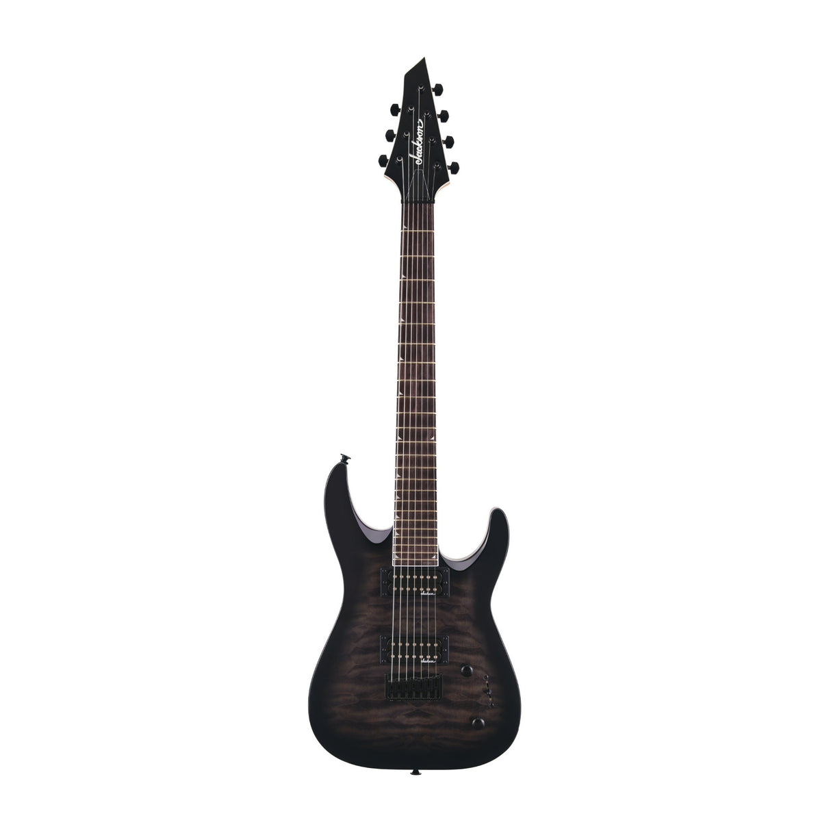 Jackson JS Series Dinky Arch Top 7-String JS22Q-7 DKA HT Electric Guitar (Black)