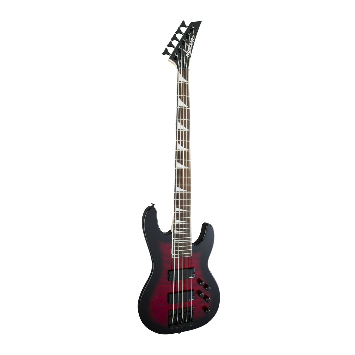 Jackson JS Series Concert Bass JS3VQ 5-String Electric Guitar (Red Burst)