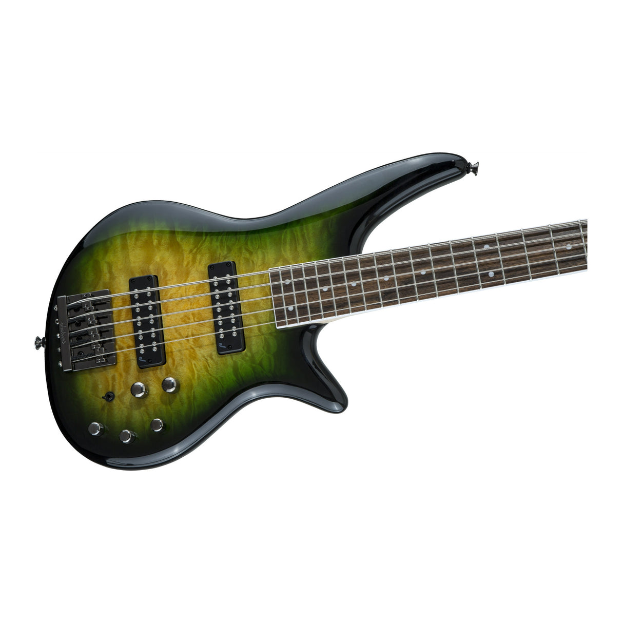 Jackson JS Series Spectra Bass JS3QV 5-String Electric Guitar (Alien Burst)