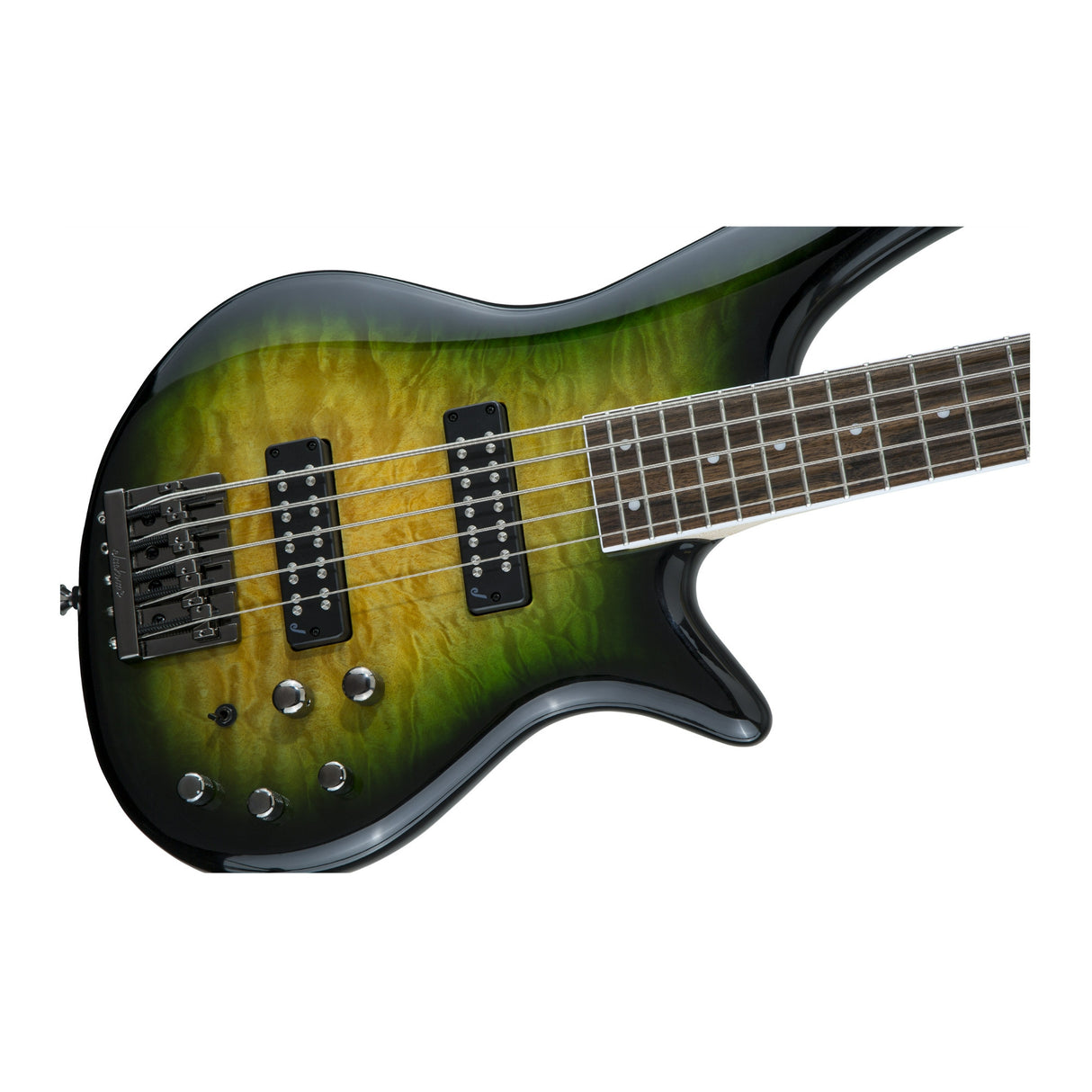 Jackson JS Series Spectra Bass JS3QV 5-String Electric Guitar (Alien Burst)