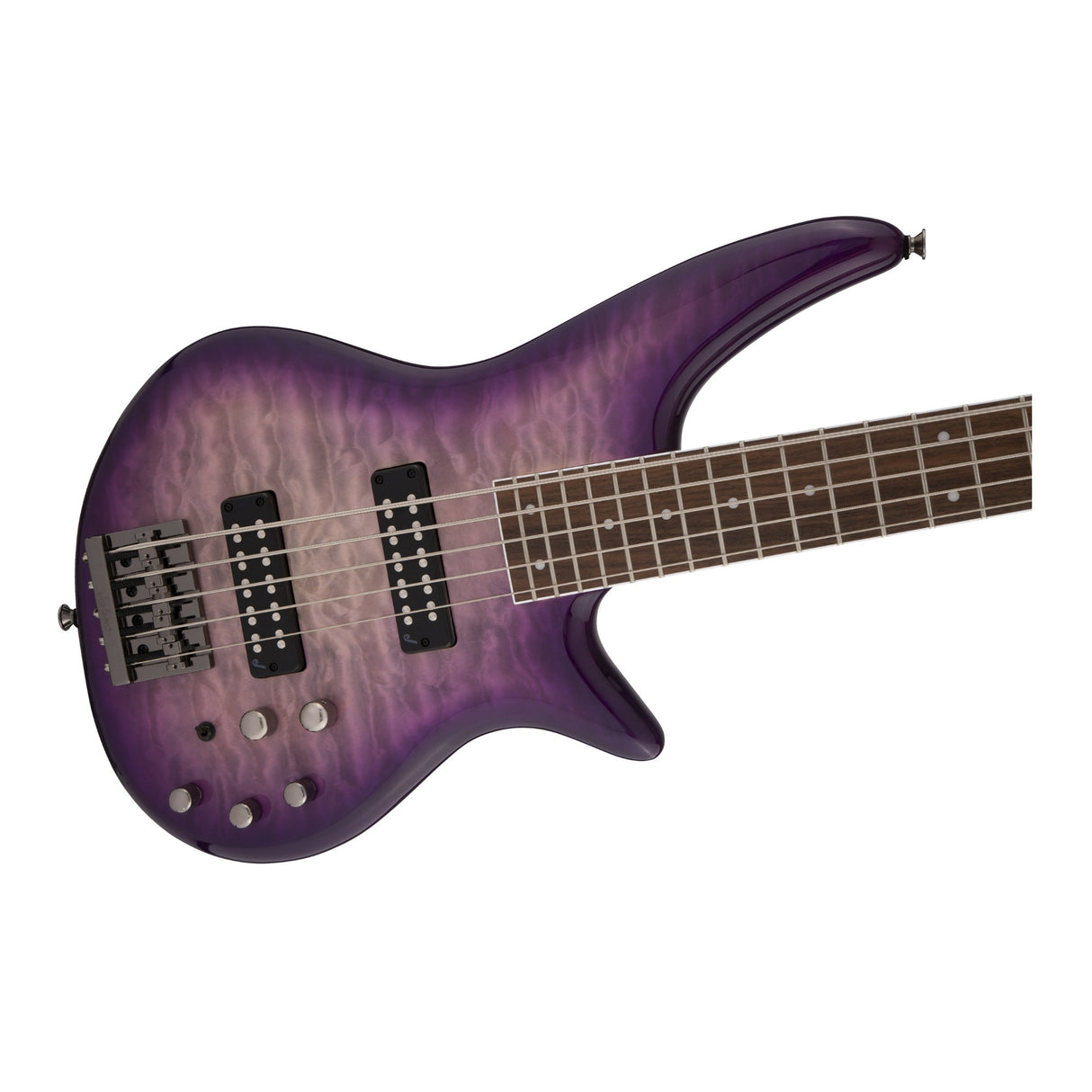 Jackson JS Series Spectra Bass JS3QV 5-String Electric Guitar (Purple Phaze)