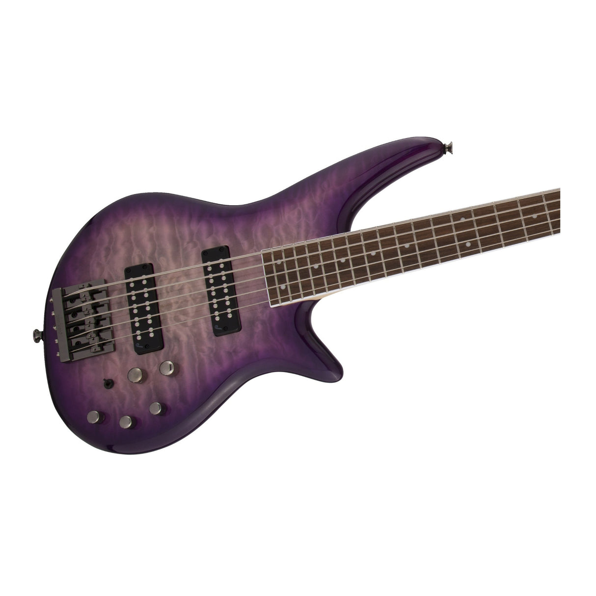 Jackson JS Series Spectra Bass JS3QV 5-String Electric Guitar (Purple Phaze)