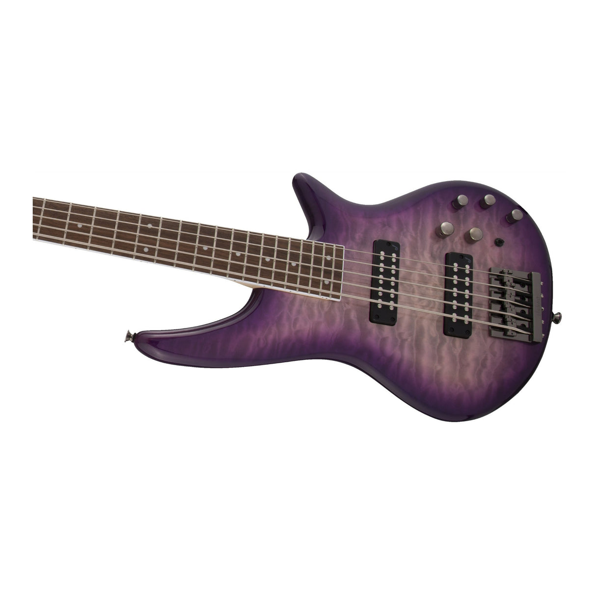 Jackson JS Series Spectra Bass JS3QV 5-String Electric Guitar (Purple Phaze)